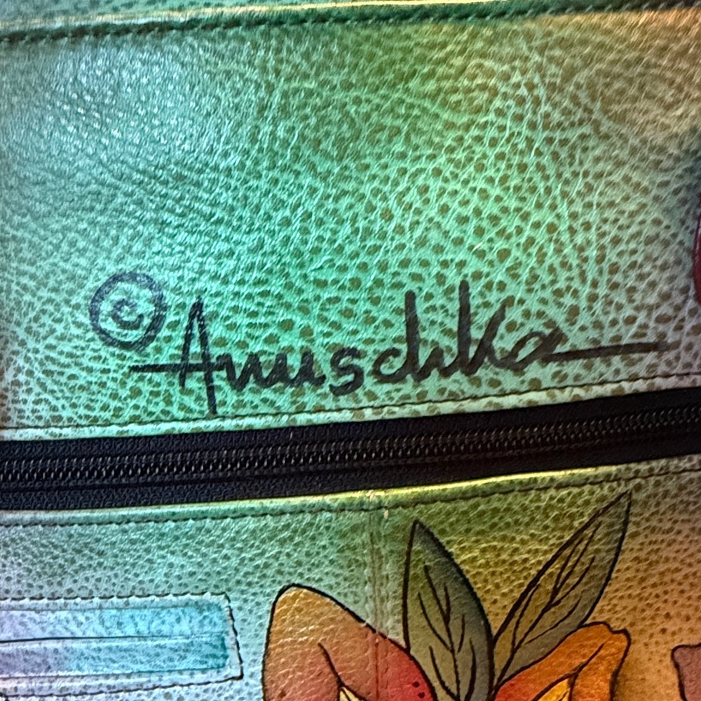 Anuschka Multicolor Floral Shoulder Bag - Picture 3 of 16